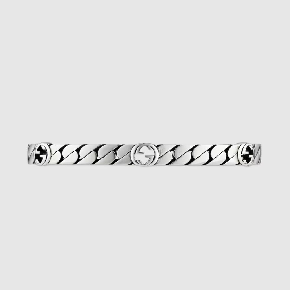 GUCCI INTERLOCKING BRACELET - Picture 2 of 9